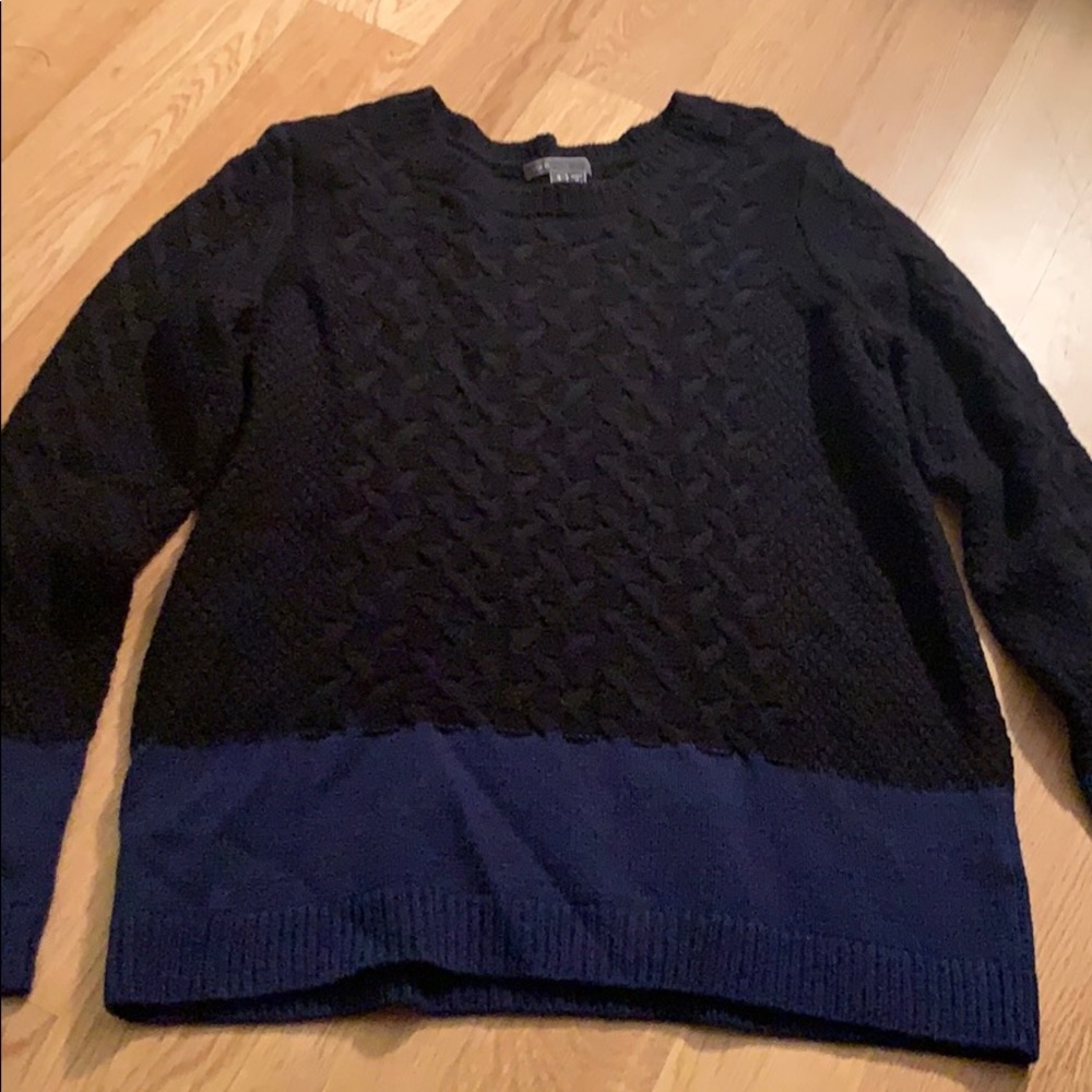 Vince Color block lightweight sweater